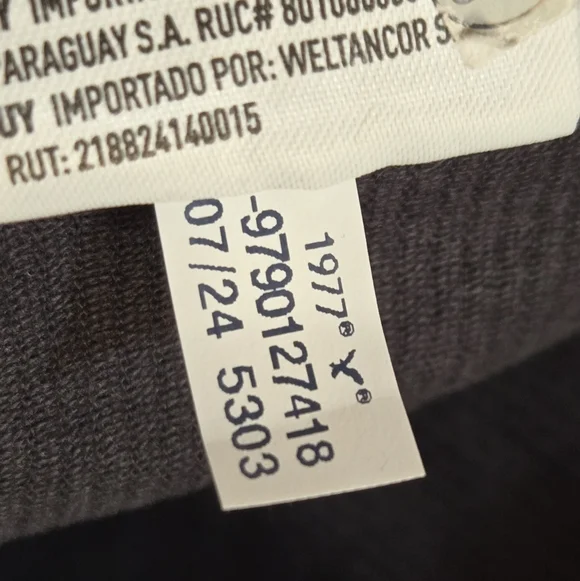 American Eagle Low Rise Wide Leg Dark Gray Corduroy Pants 2024 Size 8 - Picture 9 of 13